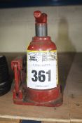 Land Rover bottle jack. From a deceased estate.