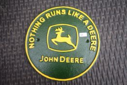 John Deere sign. V