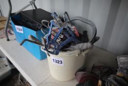 Various clamps. For sale on behalf of the liquidat