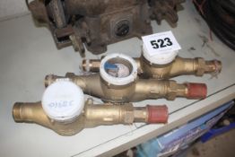 3x water meters. V