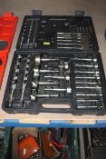 Boxed 35 pce wood drill kit.