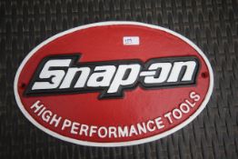 Snap-on sign. V