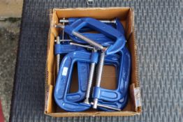 10x Assorted G Cramps. V