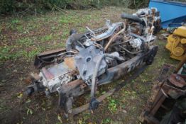 Ford Cargo 6-cyl turbo diesel engine. Ex-horsebox. Vendor reports as running when removed last year.