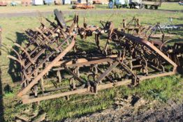 Manual fold set of spring tines. From a deceased estate. V