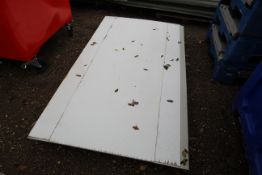 4 sheets of c.20 guage steel.
