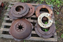 Various Fordson ENFO and other wheel weights.