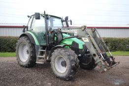 Deutz Fahr Agrotron 115 MK3 4WD tractor. Registration WA51 HXJ. Date of first registration 01/10/