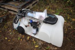 Quad bike sprayer. Appears unused. For sale due to sale of farm. V