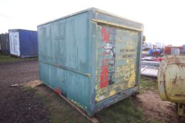Approx 10ft x 7ft van box body. V