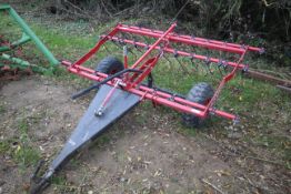 Logic LPH200 1.2m grass rake for quad bike/ ATV. Owned from new. V