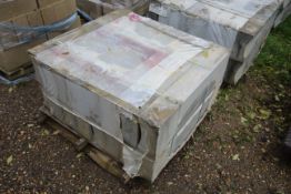 Pallet of Marshall dished concrete drainage channe