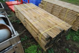 Pallet of sawn timber. Approx 5in x 3in. V