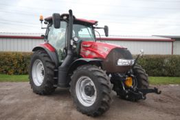 Case Maxxum 145 Multicontoller 4WD tractor. Registration EU17 BNB. Date of first registration 01/