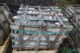 Stillage of stone slabs. V