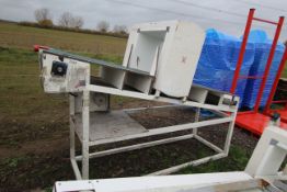 Flat belt conveyor with Safeline metal detector. V