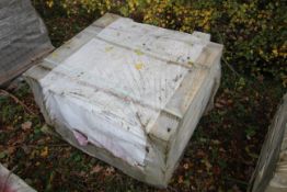 Pallet of Marshall dished concrete drainage channe