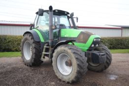 Deutz Fahr Agrotron M640 Profiline 4WD tractor. Registration AY10 CYT. Date of first registration