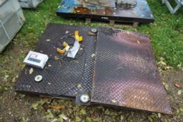 Pallet weigh scales. V