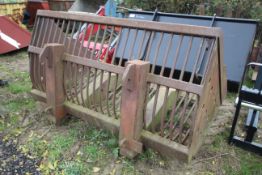 Suton beet bucket. JCB Q-Fit brackets. V