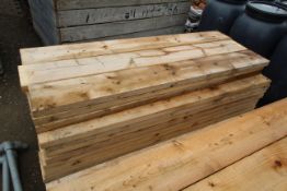 Quantity of approx 8in x approx 2.5in boards. V