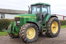 John Deere 7810 4WD tractor. Registration AO51 FZM