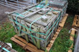 Stillage of stone slabs. V