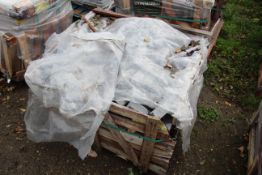 Damaged stillage of Charcoal Farnley Setts. V