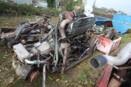 **UPDATED DESCRIPTION** Volvo 6-cyl bus engine and Voith gearbox. Ran when removed four years ago.