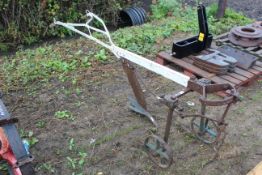 A horse drawn beet lifter