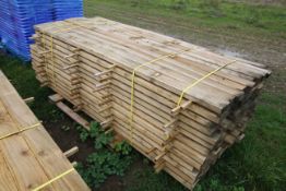 Pallet of sawn timber. Approx 4in x 1.5in. V