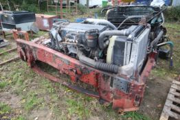Iveco Curser 8 lorry engine and gearbox. Vendor reports new gearbox ECU three years ago. V