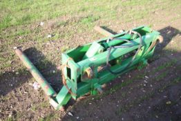 McHale VHRD wrapped bale handler. 2012. Euro 8 brackets.