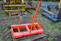 Kubota bale spike. Euro 8 brackets. Unused V