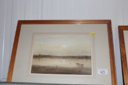 Derrick J. Stone, study 'Evening In North Norfolk'