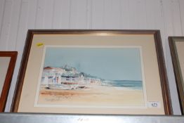 Michael A. Barratt, watercolour study depicting a