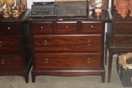 A Stag chest fitted three short over two long draw
