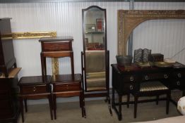 A Stag cheval mirror