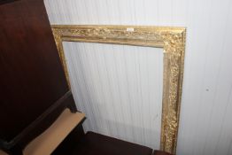 A gilt picture frame