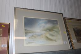 Derrick J. Stone, framed and glazed study 'Incomin