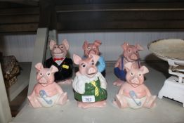 Six Wade NatWest piggy banks