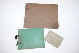 Three military related photo albums taken in India