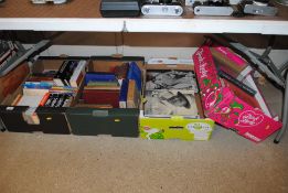 Four boxes of various books