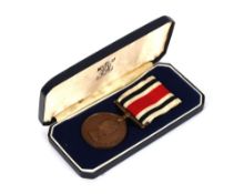 A cased ERII Special Constabulary Long Service med