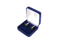 A boxed pair of cufflinks, bearing S.A.S. insignia