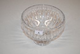 A large Marquis by Waterford pedestal fruit bowl