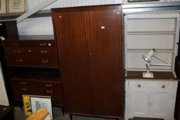A Nathan two door wardrobe