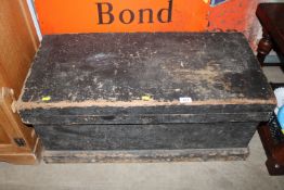 A carpenters tools box and contents of various woo