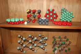 A quantity of scientific molecular models