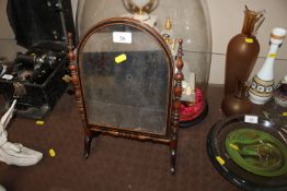 An antique swing frame mirror AF